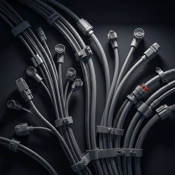 Chicotes elétricos com isolamento térmico